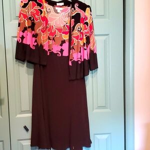 Brown dress with jacket